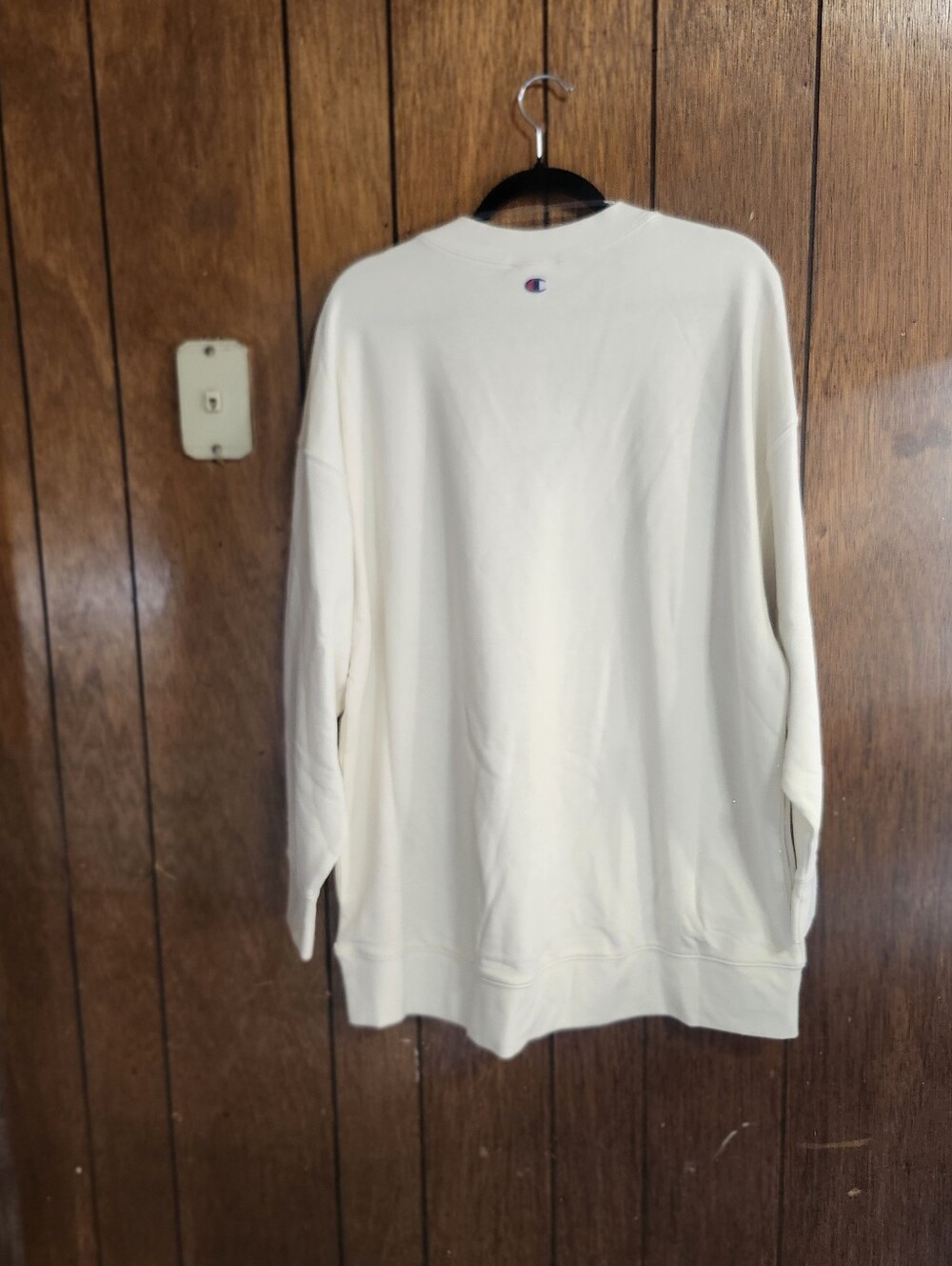 Champion Gameday Deep V Tunic Pullover XXL Cream NWT Athleisure - Picture 3 of 6